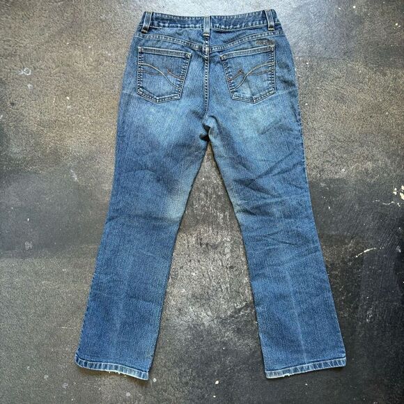 DKNY SOHO Denim Blue Jeans Womens Size 6 Light Wash Medium Wash Preppy - Picture 1 of 16